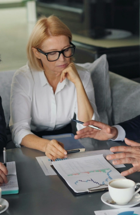 Woman at desk