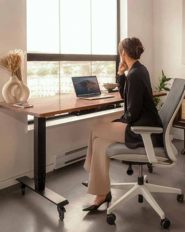 Woman at desk